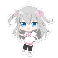 Ushio - Key Chain - Acrylic Key Chain - VTuber Size-70 x 70 (mm)