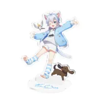 Ginziro - Acrylic stand - VTuber Size-100x100mm