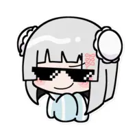 VTuber - Stickers Size-160 x 160 (mm)