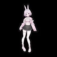 VTuber - Stickers Size-100 x 100 (mm)