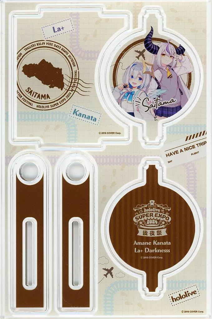 La+ Darknesss & Amane Kanata - Acrylic stand - hololive