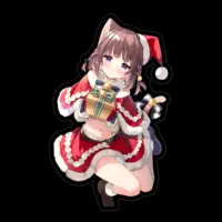 Meluna Iloli - Stickers - VTuber Size-100 x 100 (mm)