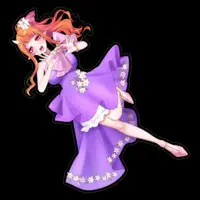 Meiden Yurine - Stickers - VTuber Size-160 x 160 (mm)