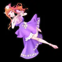 Meiden Yurine - Stickers - VTuber Size-160 x 160 (mm)