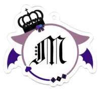 м＠猫 - Key Chain - Acrylic Key Chain - VTuber Size-50 x 50 (mm)