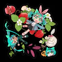 Nekoboshi Mint - Stickers - VTuber Size-100 x 100 (mm)