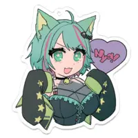 Nekoboshi Mint - Key Chain - Acrylic Key Chain - VTuber Size-70 x 70 (mm)