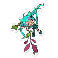 Nekoboshi Mint - Key Chain - Acrylic Key Chain - VTuber Size-70 x 70 (mm)