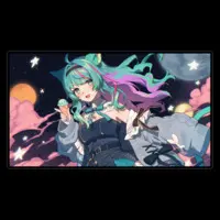 Nekoboshi Mint - Stickers - VTuber Size-160 x 160 (mm)
