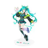 Nekoboshi Mint - Acrylic stand - VTuber Size-160x160mm