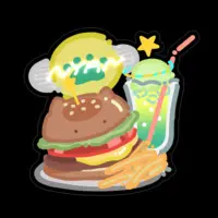 Nekoboshi Mint - Stickers - VTuber Size-100 x 100 (mm)