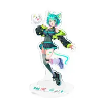 Nekoboshi Mint - Acrylic stand - VTuber Size-100x100mm