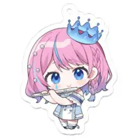 Amane Namida - Key Chain - Acrylic Key Chain - VTuber Size-50 x 50 (mm)