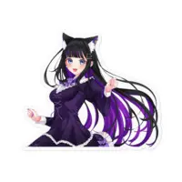 Nekogaya Nasubi - Stickers - VTuber Size-100 x 100 (mm)