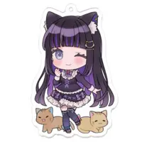 Nekogaya Nasubi - Key Chain - Acrylic Key Chain - VTuber Size-70 x 70 (mm)