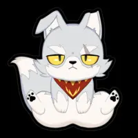 咬昏クダク - Stickers - VTuber Size-100 x 100 (mm)