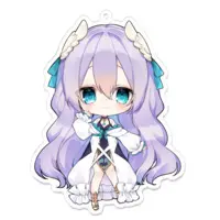 Amau Meiko - Key Chain - Acrylic Key Chain - VTuber Size-100 x 100 (mm)