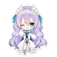 Amau Meiko - Key Chain - Acrylic Key Chain - VTuber Size-100 x 100 (mm)