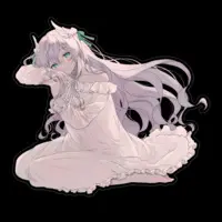 Amau Meiko - Stickers - VTuber Size-160 x 160 (mm)