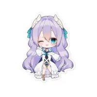 Amau Meiko - Stickers - VTuber Size-100 x 100 (mm)