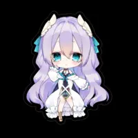 Amau Meiko - Stickers - VTuber Size-100 x 100 (mm)