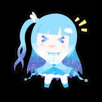 Kusetsu Lumia - Stickers - VTuber Size-100 x 100 (mm)