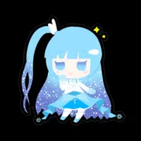 Kusetsu Lumia - Stickers - VTuber Size-100 x 100 (mm)