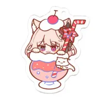 Yomene Riru - Key Chain - Acrylic Key Chain - VTuber