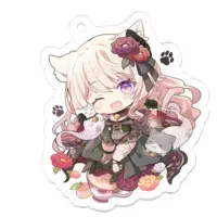 Yomene Riru - Key Chain - Acrylic Key Chain - VTuber Size-50 x 50 (mm)