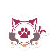 Yomene Riru - Key Chain - Acrylic Key Chain - VTuber Size-50 x 50 (mm)