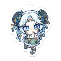 Torada Panda - Key Chain - Acrylic Key Chain - VTuber Size-50 x 50 (mm)