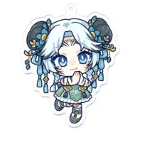 Torada Panda - Key Chain - Acrylic Key Chain - VTuber Size-70 x 70 (mm)