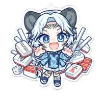 Torada Panda - Key Chain - Acrylic Key Chain - VTuber Size-100 x 100 (mm)
