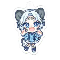 Torada Panda - Key Chain - Acrylic Key Chain - VTuber Size-50 x 50 (mm)