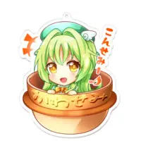 Warai Kawasemi - Key Chain - Acrylic Key Chain - VTuber Size-100 x 100 (mm)