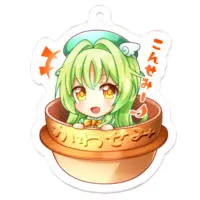 Warai Kawasemi - Key Chain - Acrylic Key Chain - VTuber Size-50 x 50 (mm)