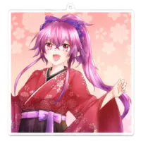 Hatano Tokia - Key Chain - Acrylic Key Chain - VTuber Size-100 x 100 (mm)