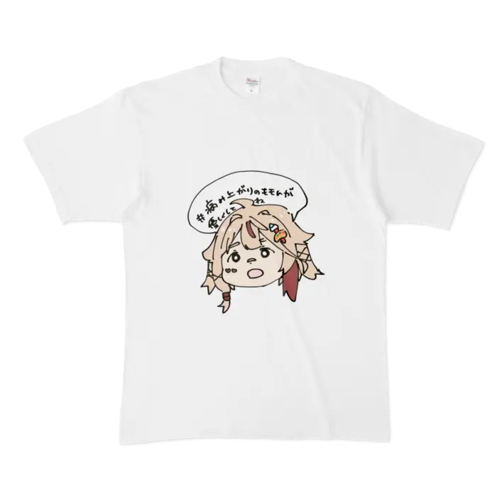 Hoshino Momonga - Clothes - T-shirts - VTuber Size-XL