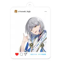 Natsuki Hyperion - Key Chain - Acrylic Key Chain - VTuber Size-50 x 50 (mm)