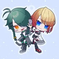 Kyoduka Yomi & Hatae Zikiru - Acrylic Key Chain - Key Chain - VTuber