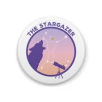 Tenrousei Woluf - Badge - VTuber Size-44mm