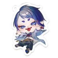 Kurokago Choucho - Key Chain - Acrylic Key Chain - VTuber Size-50 x 50 (mm)