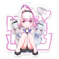 LLSY - Key Chain - Acrylic Key Chain - VTuber Size-70 x 70 (mm)