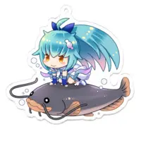 Silurus Undertone - Key Chain - Acrylic Key Chain - VTuber Size-70 x 70 (mm)