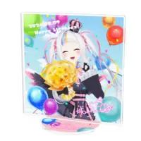 Siroma Yukana - Acrylic stand - VTuber Size-100x100mm