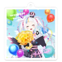 Siroma Yukana - Key Chain - Acrylic Key Chain - VTuber Size-50 x 50 (mm)