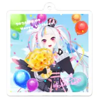 Siroma Yukana - Key Chain - Acrylic Key Chain - VTuber Size-50 x 50 (mm)