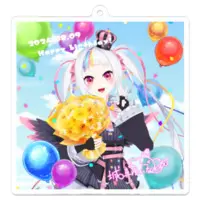 Siroma Yukana - Key Chain - Acrylic Key Chain - VTuber Size-70 x 70 (mm)
