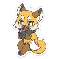 声音竜ぎる(せいおんりゅうぎる) - Key Chain - Acrylic Key Chain - VTuber Size-70 x 70 (mm)