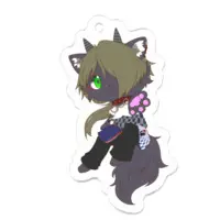 声音竜ぎる(せいおんりゅうぎる) - Key Chain - Acrylic Key Chain - VTuber Size-50 x 50 (mm)